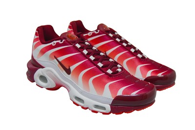 nike tuned 1 white and red